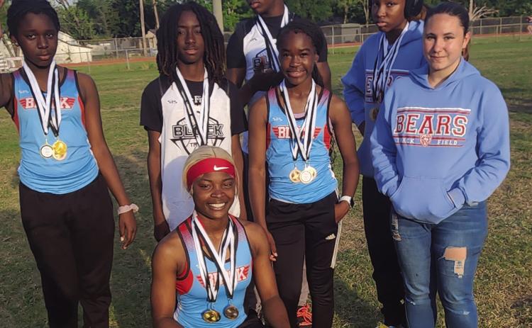 Block High School track and field place in top ten at District 4 1A meet