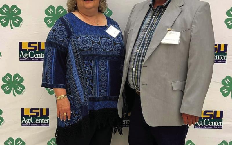 KAREN ALLBRITTON, 4-H Assistant Extension Agent and John Wayne Allbritton pictured above.